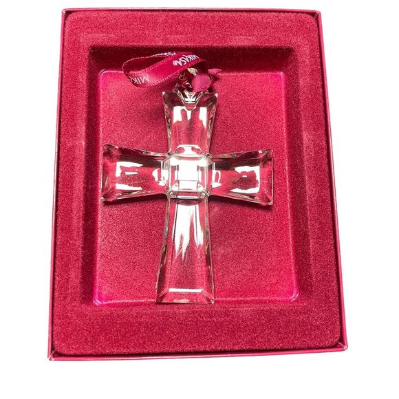 Mikasa Holiday Collection SN274/564 Crystal Cross Ornament Made in Germany - Picture 8 of 8